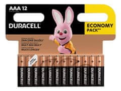 Duracell 12x BASIC AAA Alkalické Batérie LR03 Blister
