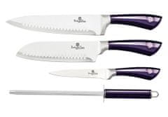Berlingerhaus Sada nožov nerez 4 ks Purple Eclipse Collection