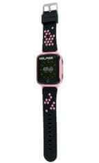 detské hodinky LK 707 s GPS lokátorom / dotykový displej / IP54 / micro SIM / kompatibilný s Android a iOS / ružové