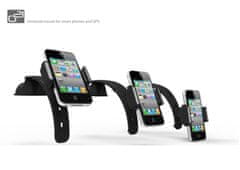 G21 Držiak Smart phones holder univerzálny, pre mobilné telefóny do 6", čierny