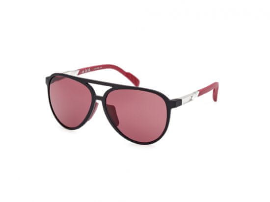 Adidas okuliare ACTV SP0060 up wine černo-červeno-ružové