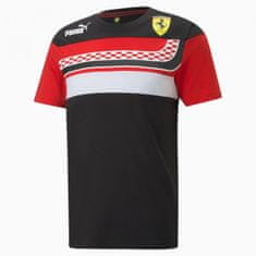 Ferrari tričko PUMA SDS černo-žlto-bielo-červené S