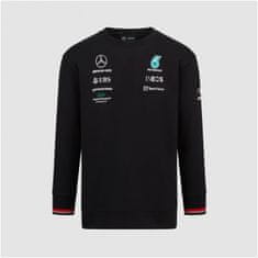 Mercedes-Benz mikina MAPF1 Team černo-modro-bielo-červeno-tyrkysovo-šedá L