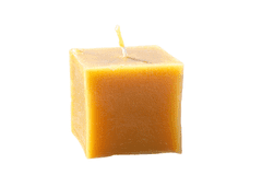 Zaparkorun.cz Odlievaná sviečka z pravého včelieho vosku, výška 5 cm, 110 g, Bee harmony