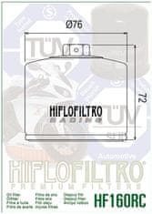 Hiflo olejový filter HF160RC