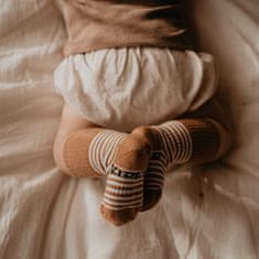 Detské ponožky Stay-on-Socks 6-12m 2 páry Camel & Sand