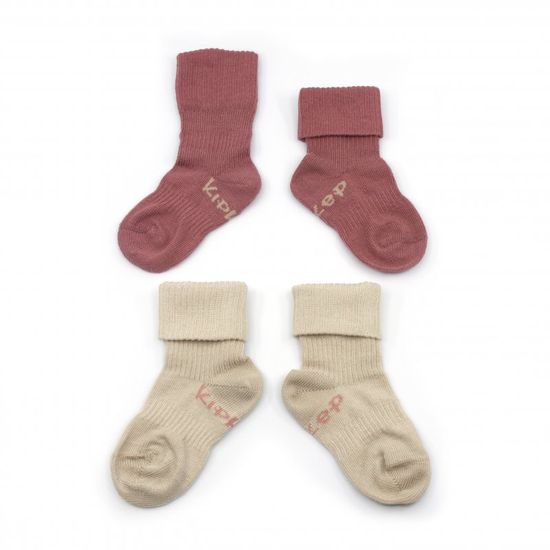 KipKep detské ponožky Stay-on-Socks 0-6m 2páry