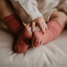 KipKep Detské ponožky Stay-on-Socks ANTISLIP 12-18m 1pár Dusty Clay