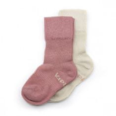 Detské ponožky Stay-on-Socks 12-18m 2páry Dusty Clay