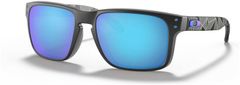 Oakley okuliare HOLBROOK Prizm matte polarized černo-modro-bielo-fialové