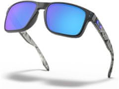Oakley okuliare HOLBROOK Prizm matte polarized černo-modro-bielo-fialové