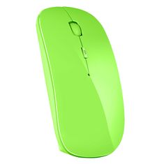Northix 2,4 GHz bezdrôtová myš – super tenký dizajn – zelená 