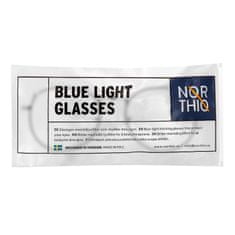 Northix Okuliare Northio, Anti Blue Light - Mačka - Strieborná / Čierna 