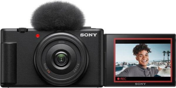 moderný vlog fotoaparát sony zv-1f Bluetooth wifi špičkový snímač skvelé fotografie 4k videá sd sdhc sdxc