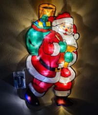 Foxter  Svietiace LED Santa Claus 25 cm