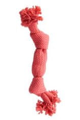 Buster Hračka pes Pískací lano, ružová, 35 cm, M