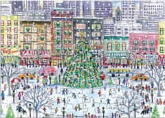 Galison Puzzle Adventný kalendár: 12 vianočných dní 12x80 dielikov