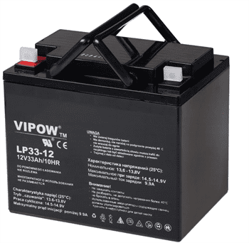 vipow Batéria olovená 12V/33Ah Vipow LP33-12 gélový akumulátor