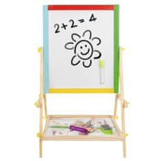 Kruzzel Multifunkčná obojstranná tabuľa pre deti 42 x 35 cm