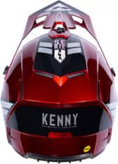 Kenny prilba PERFORMANCE 23 solid černo-červená XS