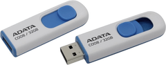 A-Data C008/32GB/USB 2.0/USB-A/Modrá