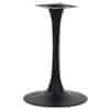 Kovová podnož pre stôl SH-9108/B, 49x72,5 cm, vhodné do domácnosti, kancelárie, hotela a reštaurácie, čierna
