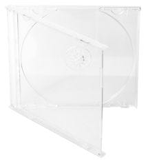 COVER IT box jewel + tray / plastový obal na CD / 10mm / číry / 10pack