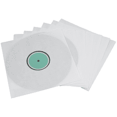HAMA vnútorné ochranné obaly na gramofónové dosky (vinyl/LP), biele, 10 ks
