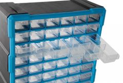 AHProfi Plastový organizér / box na skrutky, 60 rozdeľovačov - MW1505