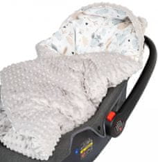 INFANTILO Infantilo deka s kapucňou do autosedačky - Les cappucino