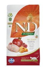 N&D N & D Pumpkin CAT Neutered Quail & Pomegranate 5kg