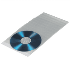 HAMA ochranný obal pre CD/DVD, 100ks/bal, transparentný