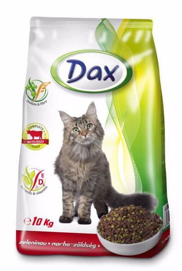 DAX Cat granule hovädzie so zeleninou 10 kg