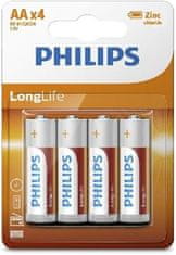Philips Batéria R6L4B/10 LongLife 4x AA (1,5V)