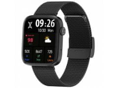 ARMODD Squarz 11 Pro čierne s kovovým remienkom + silikónový remienok, smartwatch