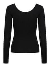 Pieces Dámske tričko PCKITTE Slim Fit 17101437 Black (Veľkosť L)