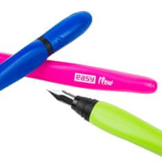 EASY MODERN Školské pero, modrá náplň, 24 ks v balení, mix farieb