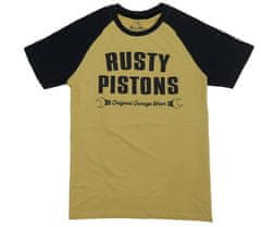 Rusty Pistons Tričko RPTSM83 Burney beige/blue triko vel. S