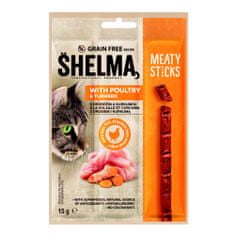 SHELMA Sticks s hydinovým a kurkumou GF 15 g
