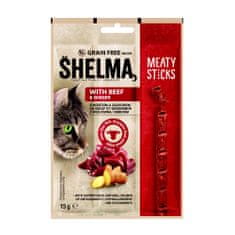 SHELMA Sticks s hovädzím a zázvorom GF 15 g