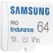 SAMSUNG PRO Endurance MicroSDHC 64GB + SD Adaptér / CL10 UHS-I U1 / V10