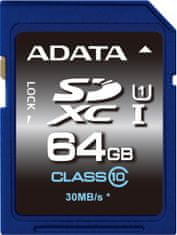 A-Data ADATA/SDXC/64GB/50MBps/UHS-I U1 / Class 10
