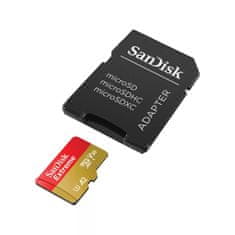 SanDisk Extreme/micro SDXC/256GB/190MBps/UHS-I U3/Class 10/+ Adaptér