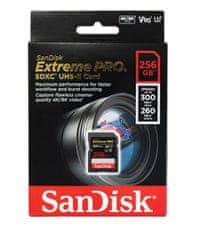 SanDisk Extreme PRO/SDXC/256GB/300MBps/UHS-II U3/Class 10