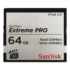 Extreme Pre CFAST 2.0 64 GB 525 MB/s VPG130 NÁHRADA ZA 139715