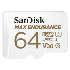 SanDisk MAX ENDURANCE microSDXC Card s adaptérom 64GB