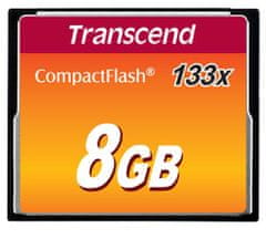 Transcend 8GB CF (133X) pamäťová karta (MLC)