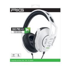 Nacon RIG 300 PRE HX, herný headset pre XBOX SERIES X/S/ONE, biela