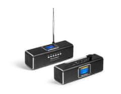 Technaxx prenosné Bluetooth rádio a reproduktor MusicMan, DAB/DAB+/FM, čierny (BT-X29)