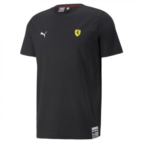 Ferrari tričko PUMA RACE černo-žlto-biele